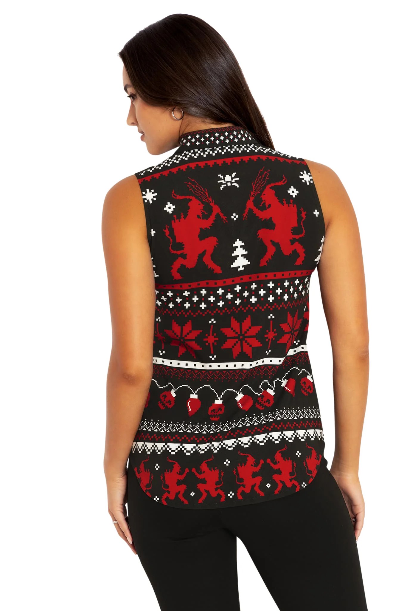 Ugly Christmas Sweater Business Time Shirt - Image 2