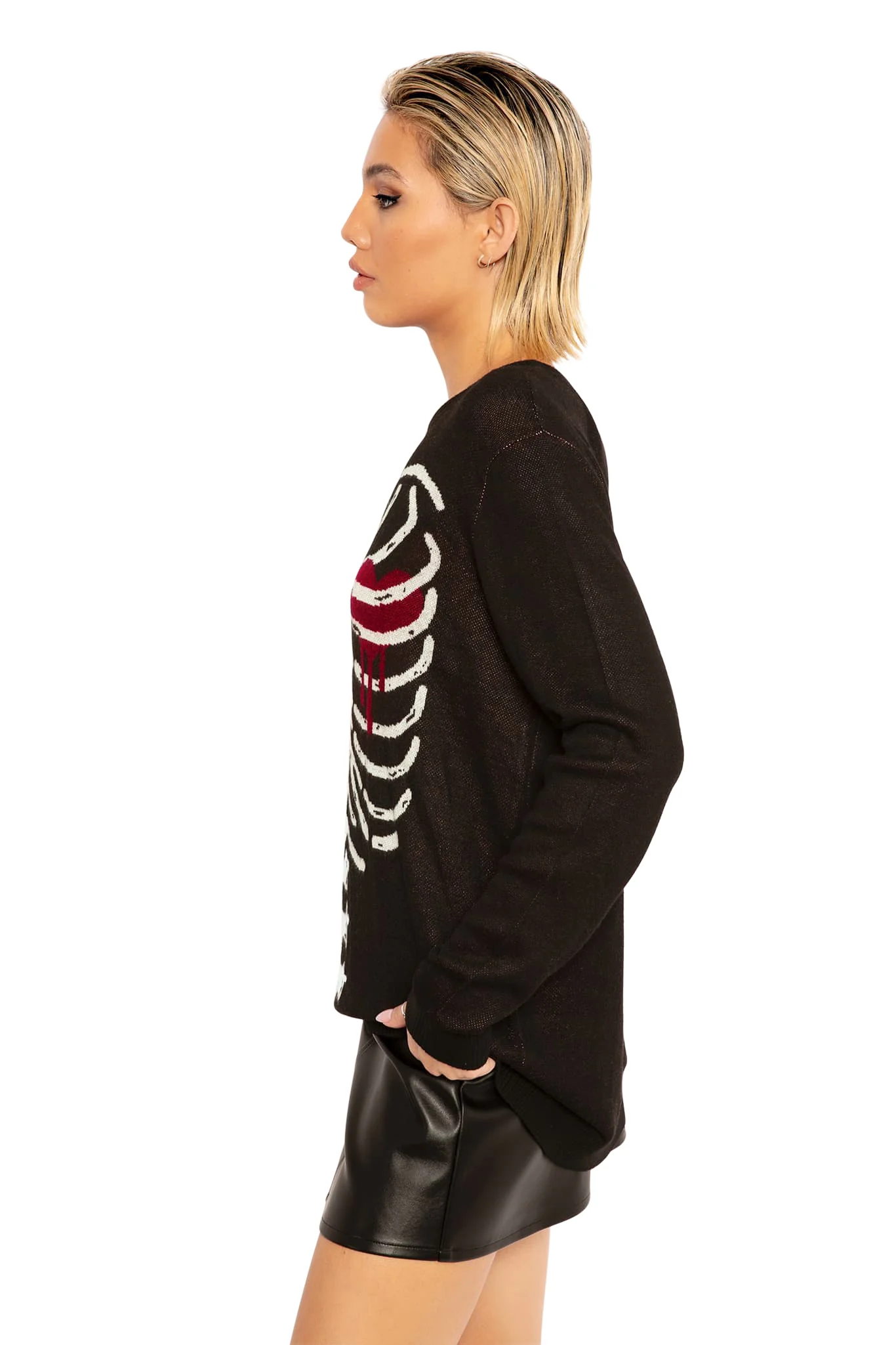 Under My Skin Crew Knit Sweater - Image 10