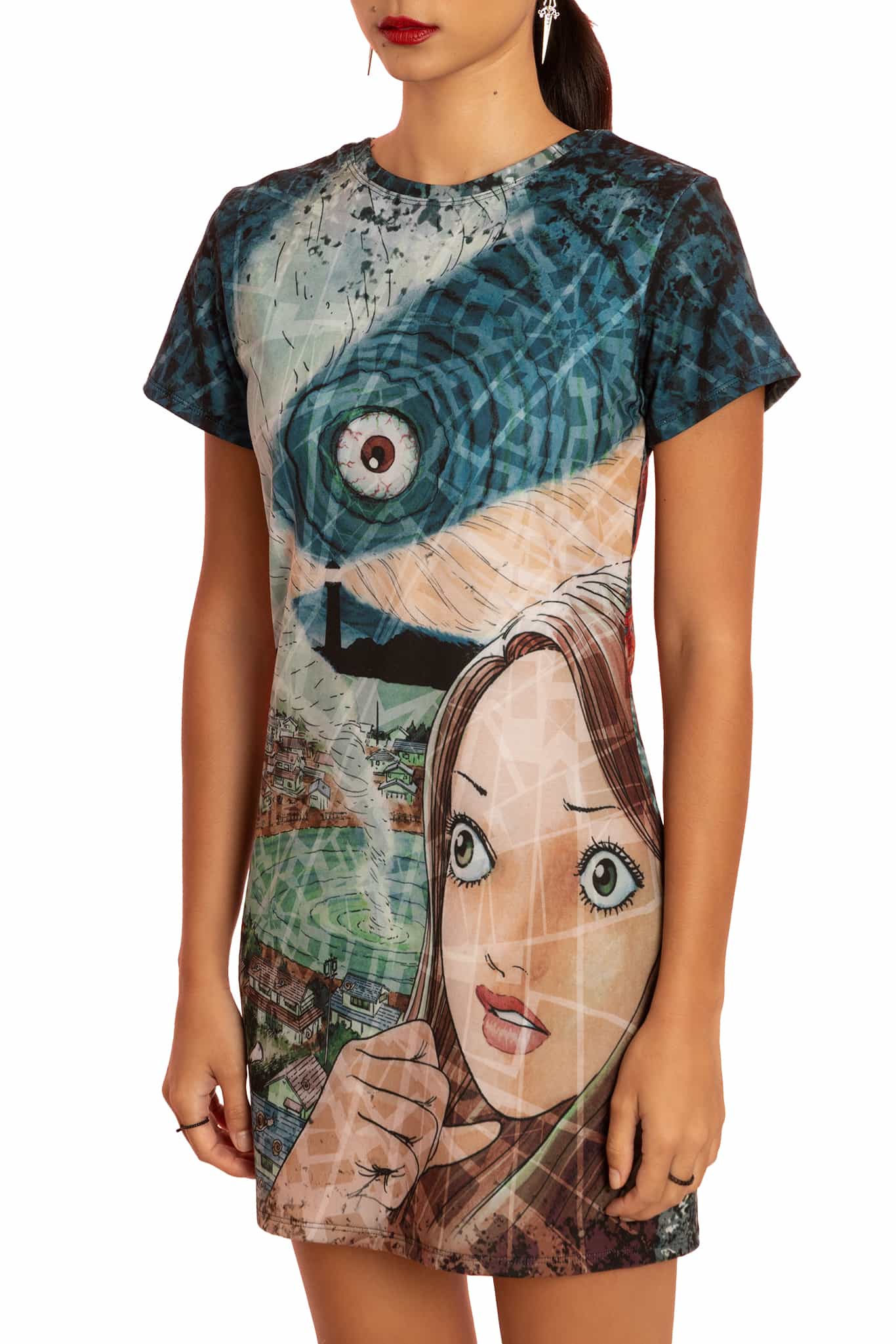 Uzumaki Reversible Tee Dress - Image 3