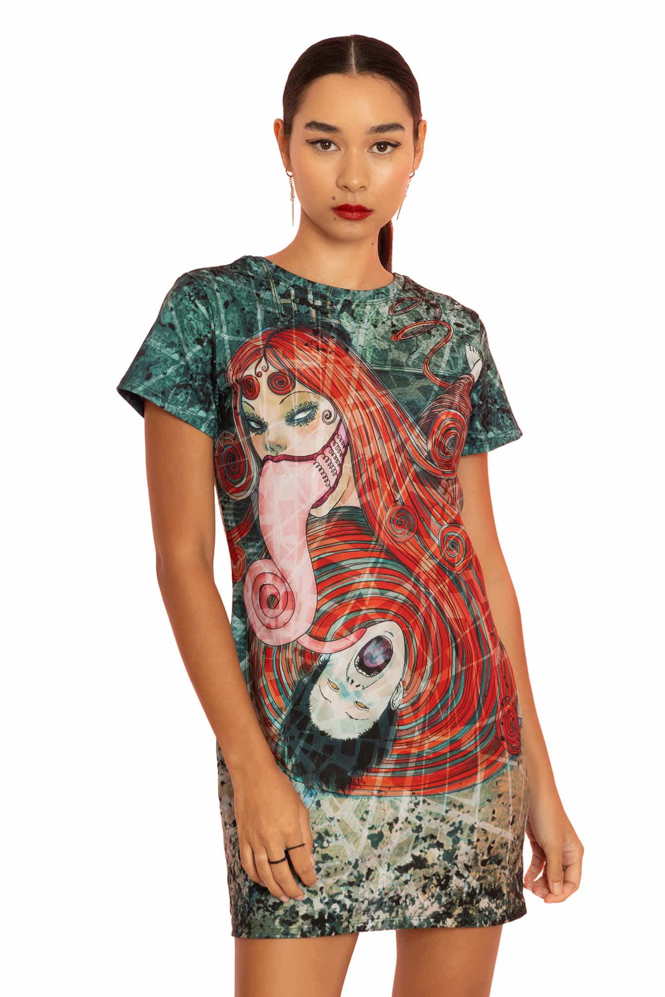 Uzumaki Reversible Tee Dress - Image 5