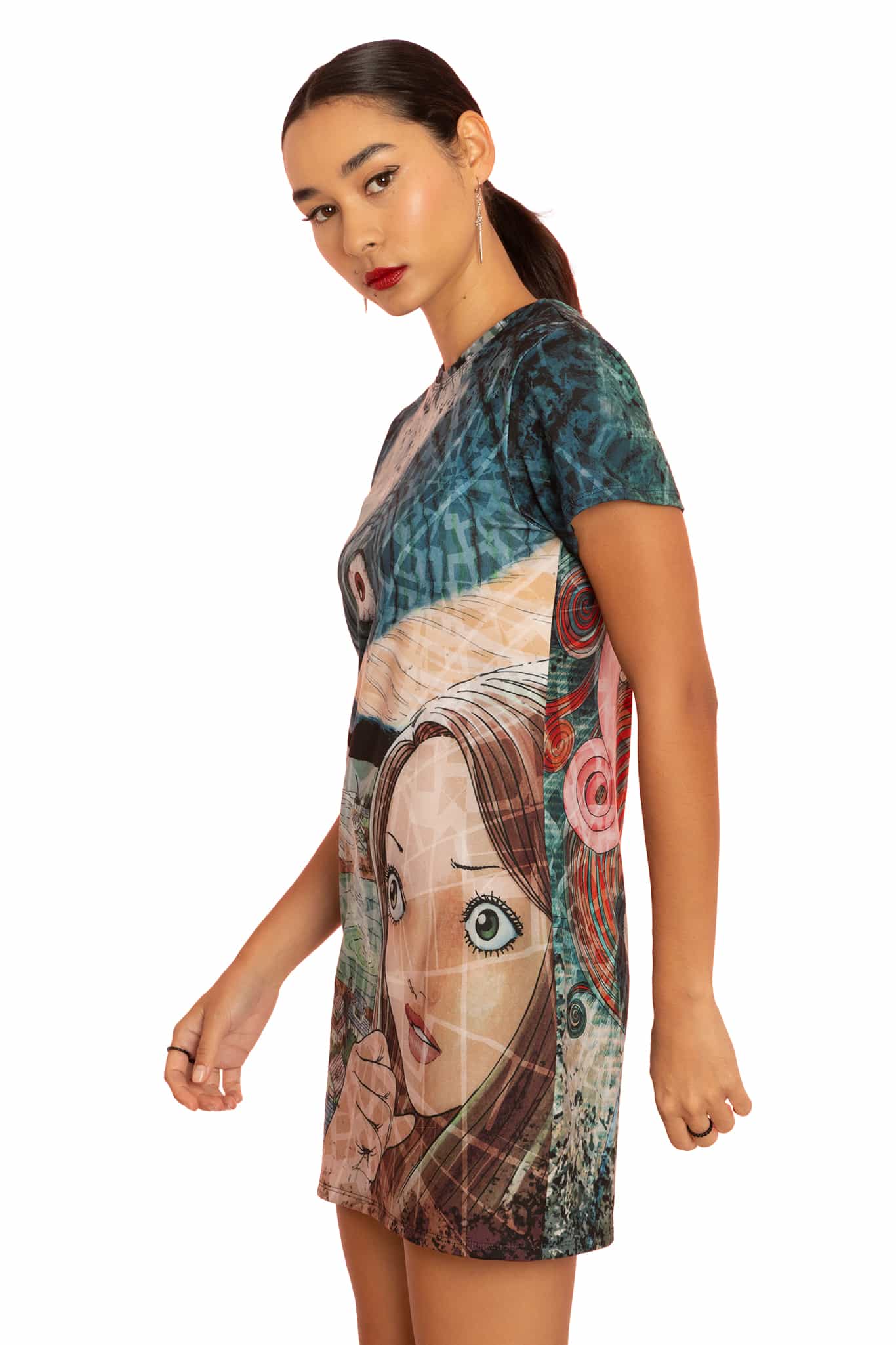 Uzumaki Reversible Tee Dress - Image 8