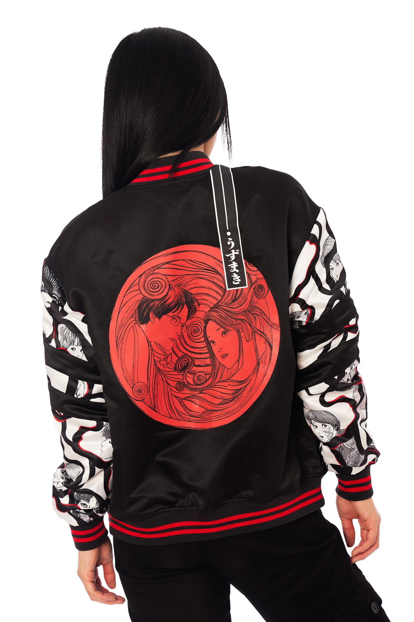 Uzumaki Satin Varsity Jacket - Image 5