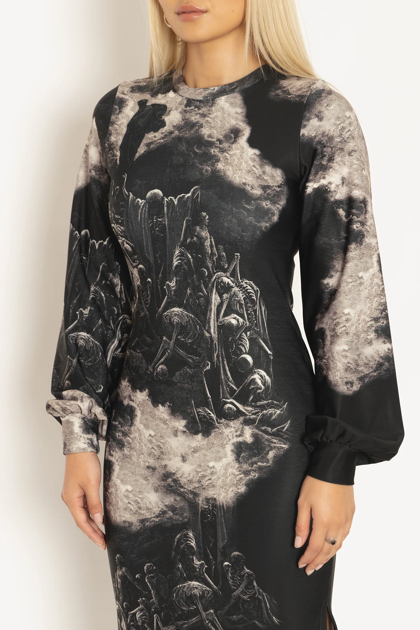Valley Of Dry Bones Bishop Midaxi Dress - Image 5