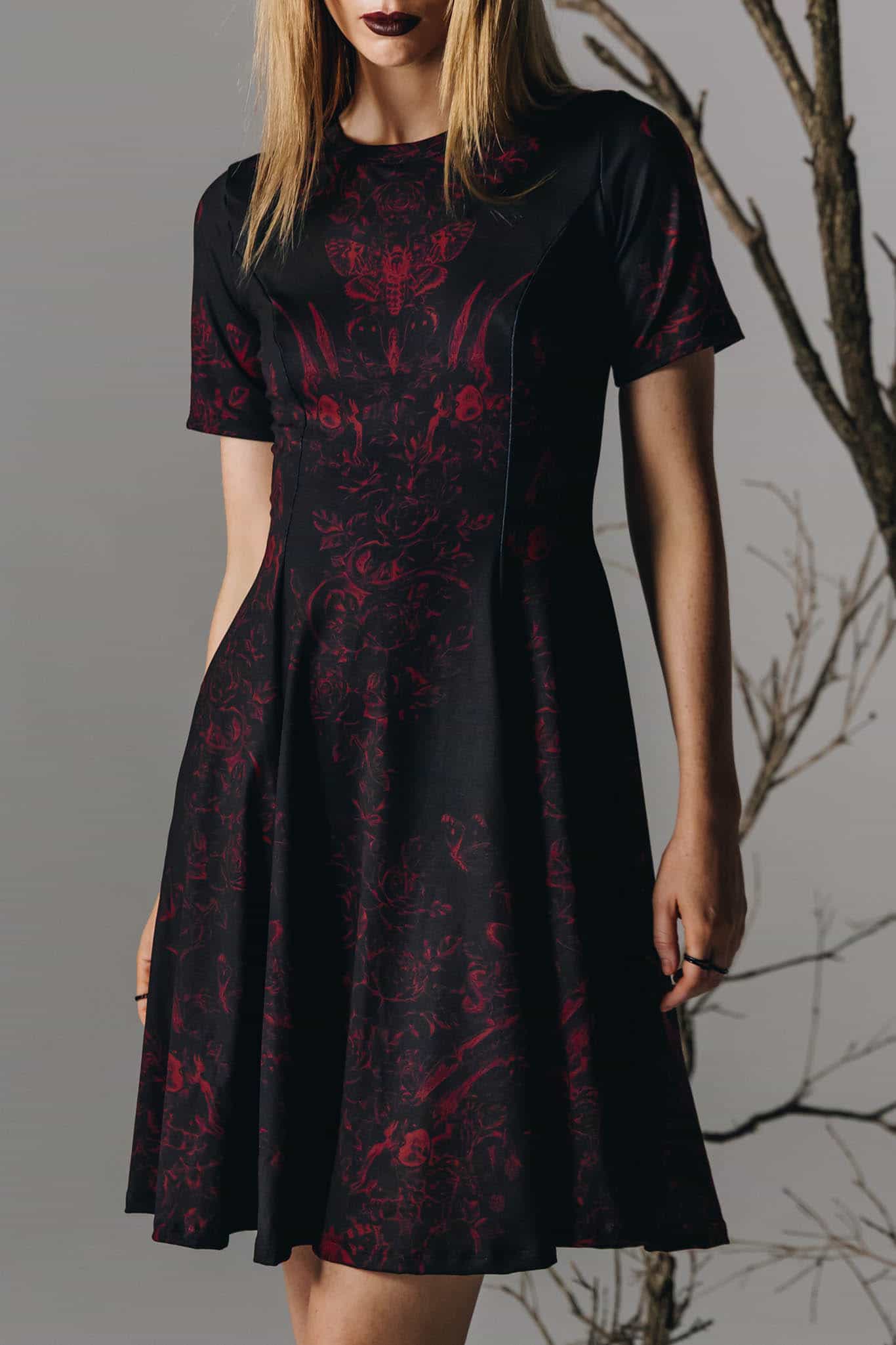 Venom Veil Longline Evil Tee Dress - Image 3