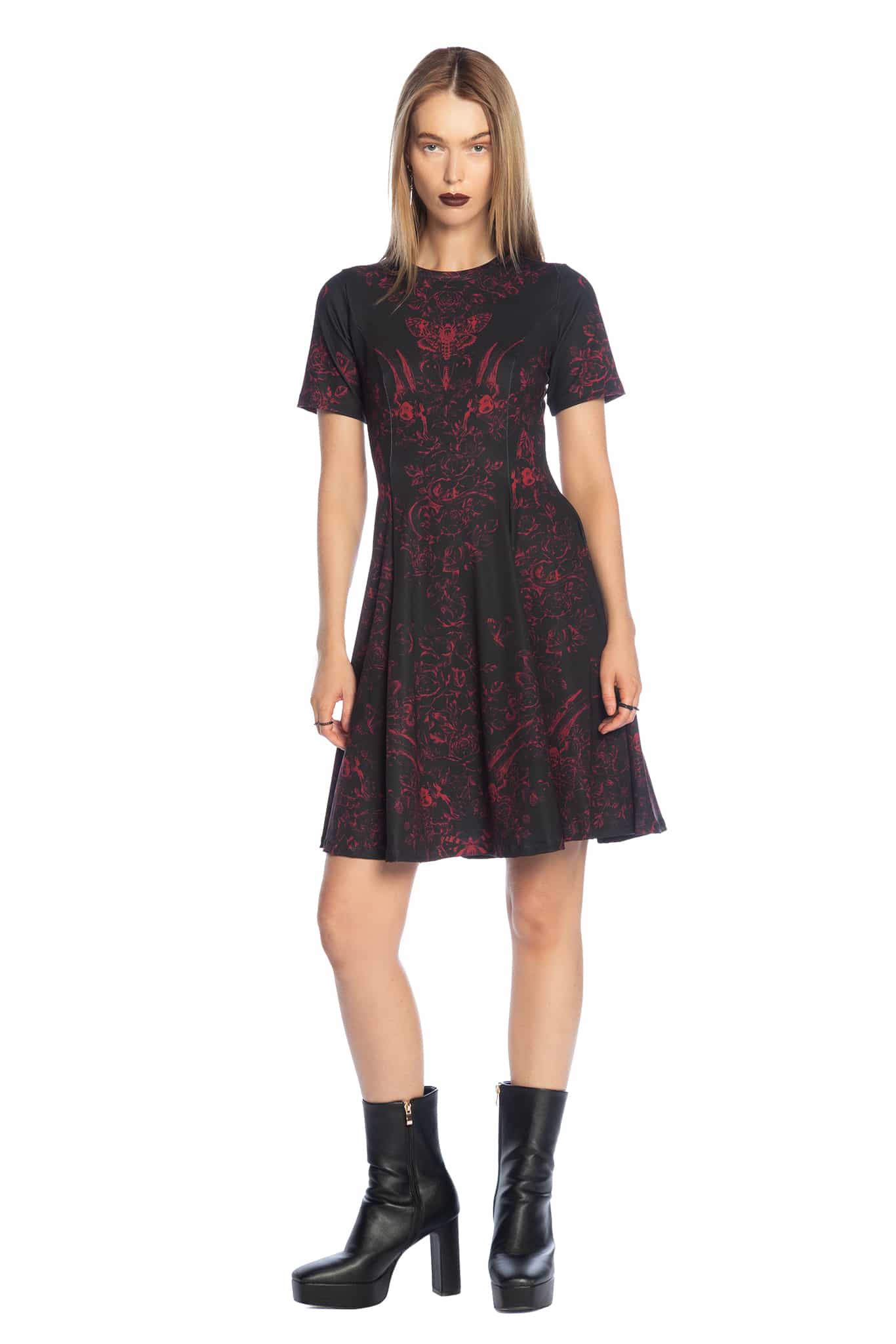 Venom Veil Longline Evil Tee Dress - Image 7