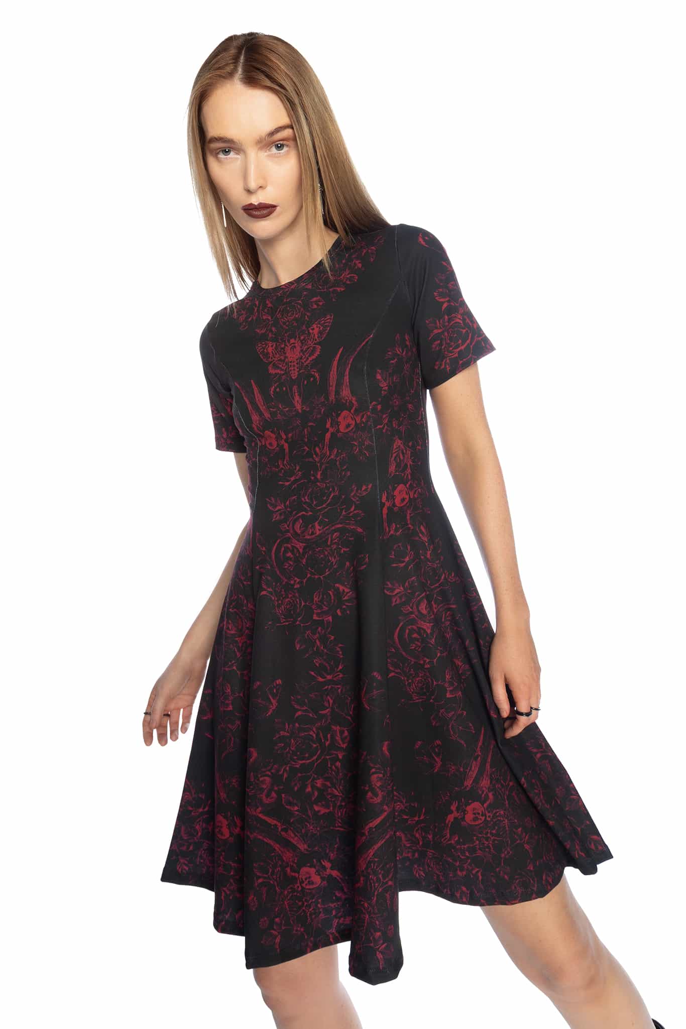 Venom Veil Longline Evil Tee Dress - Image 8