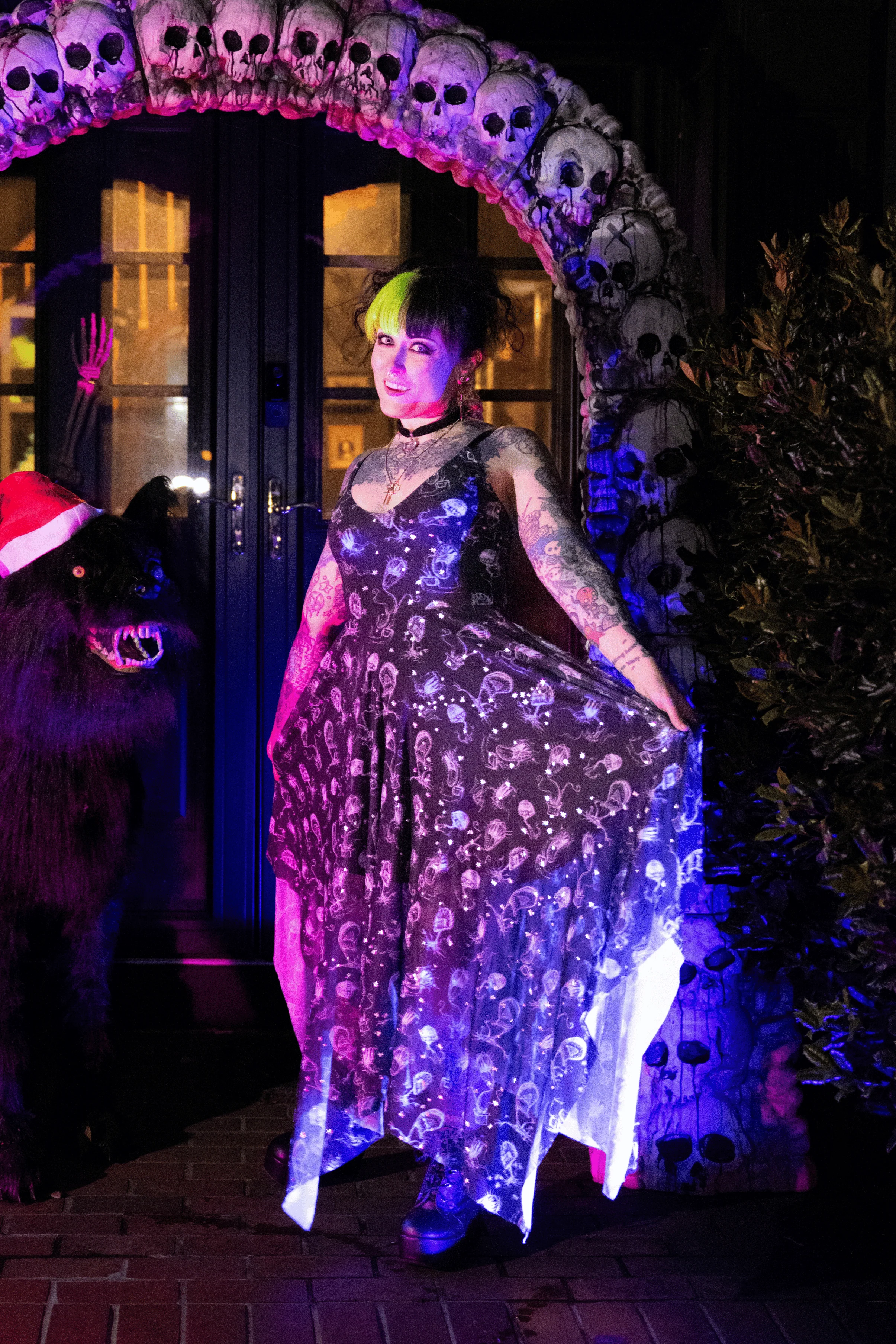 Venus Flytrap Handkerchief Dress - Image 2