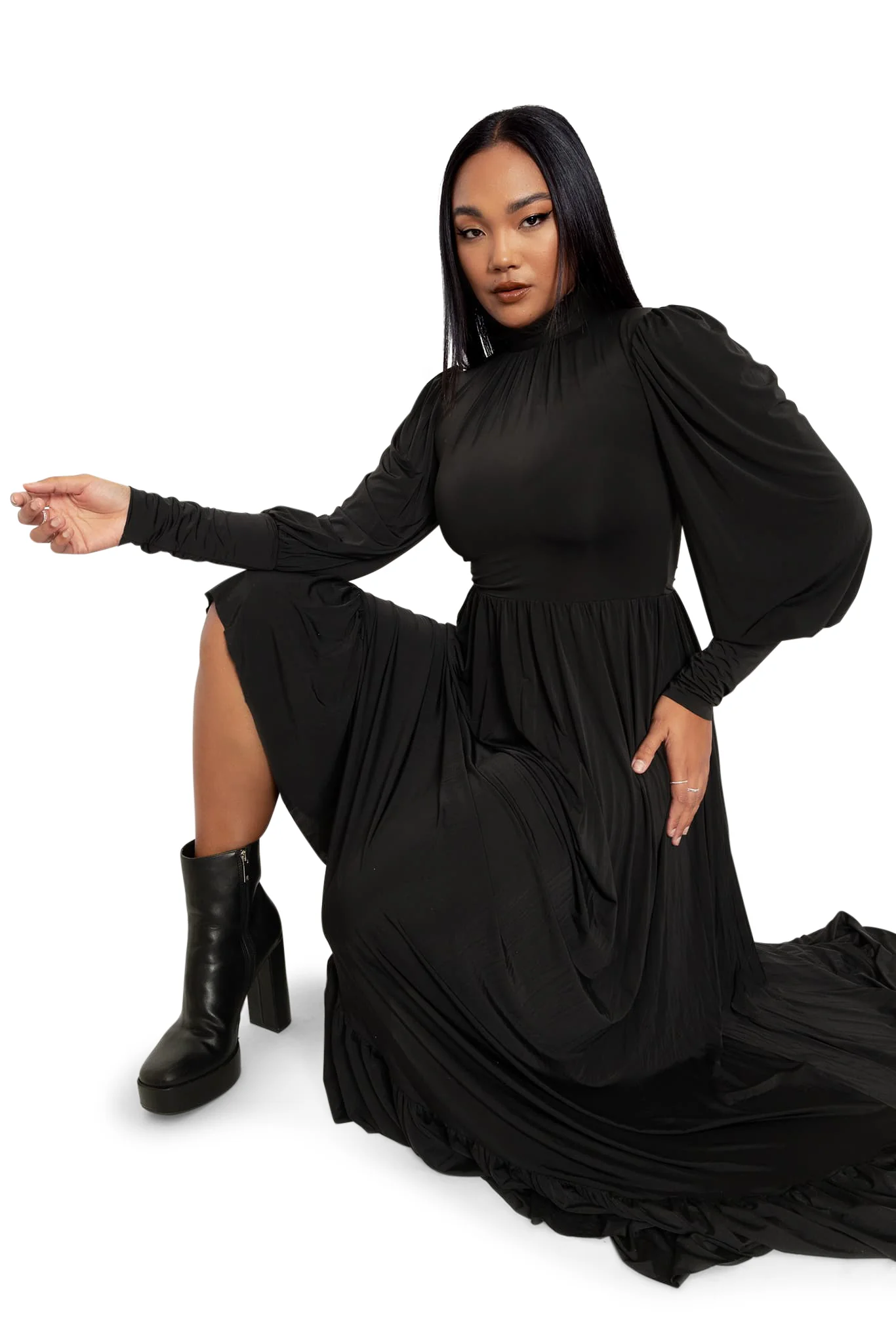 Victorian Ghost Maxi Dress - Image 10