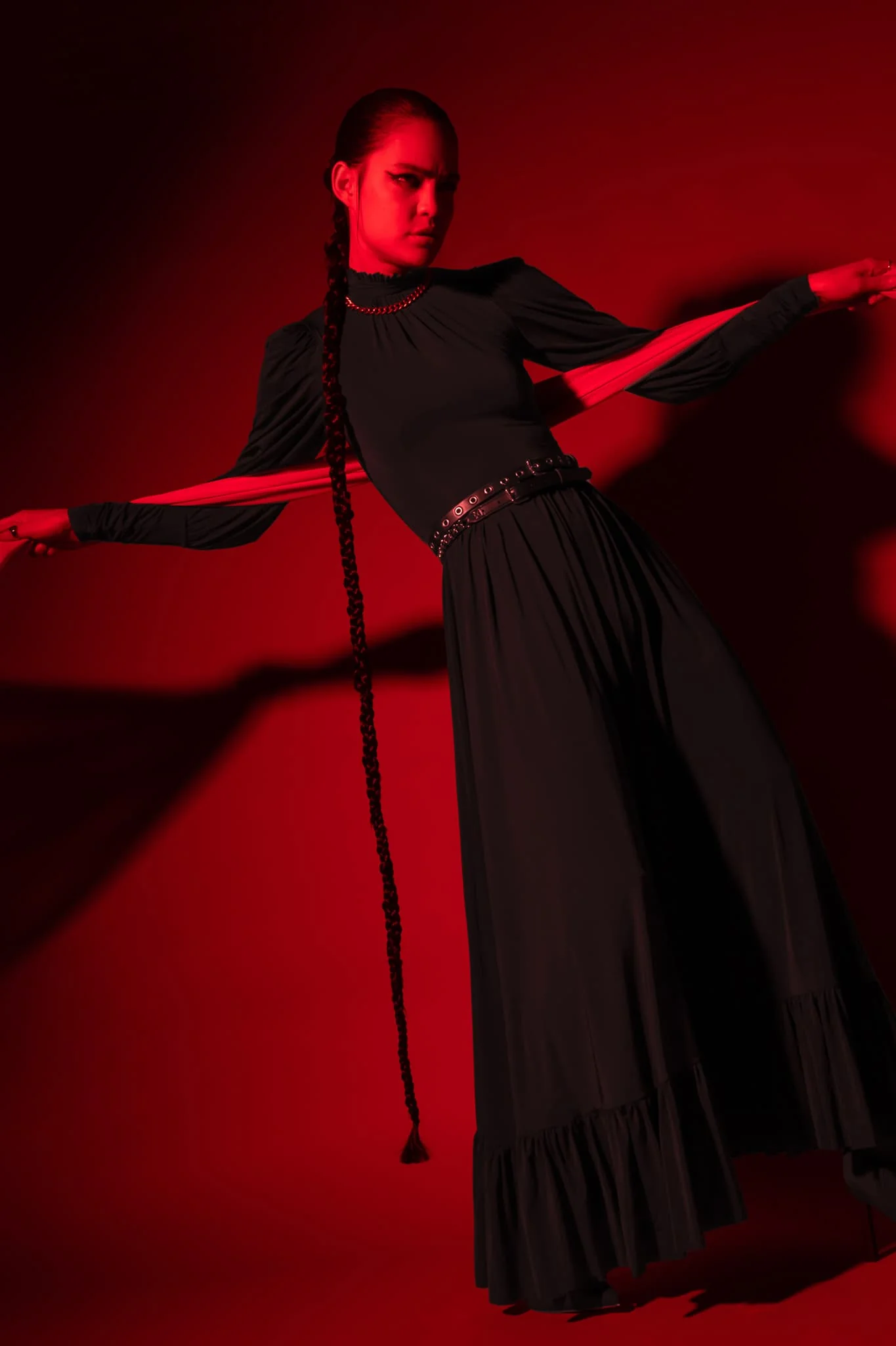 Victorian Ghost Maxi Dress - Image 5