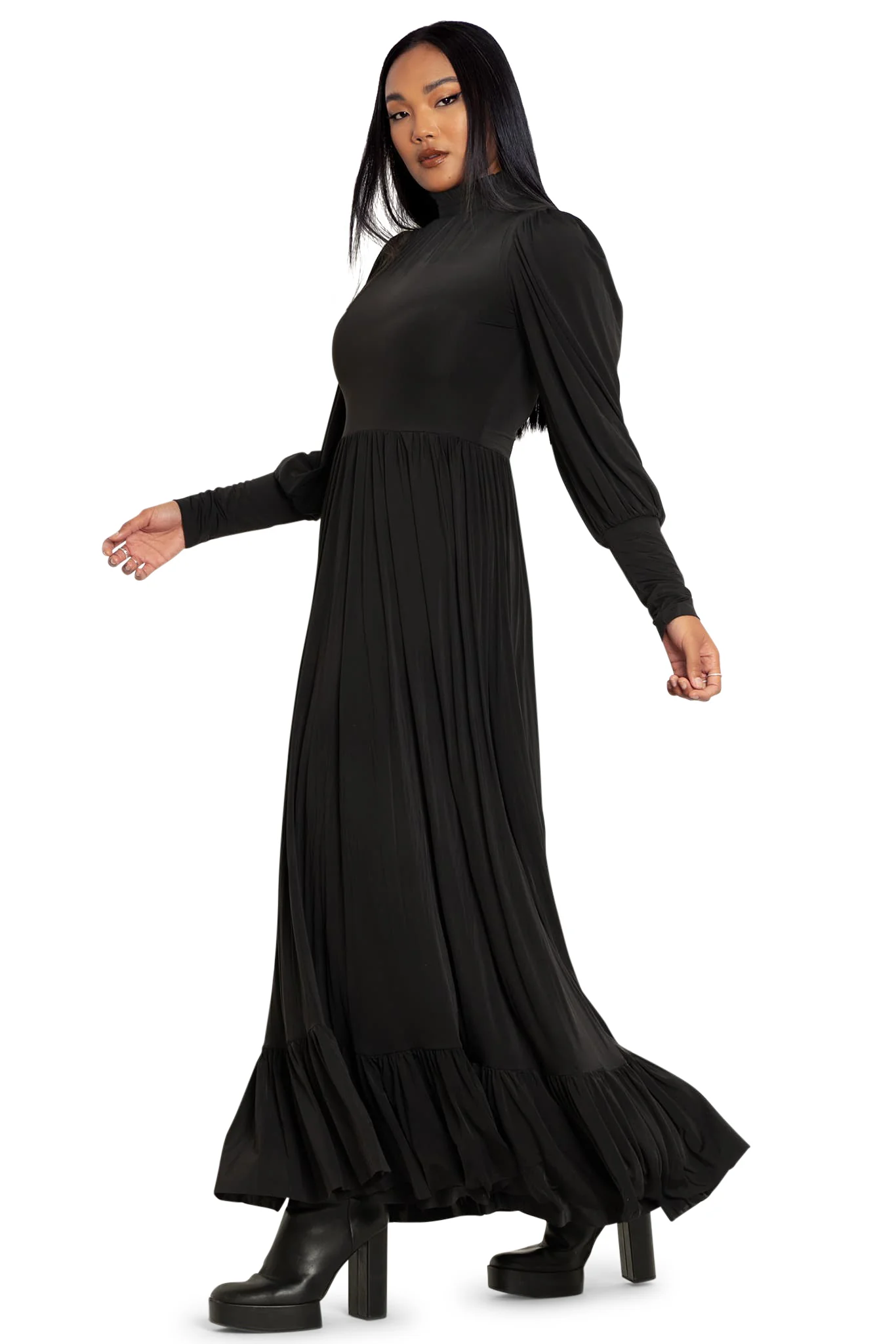 Victorian Ghost Maxi Dress - Image 6