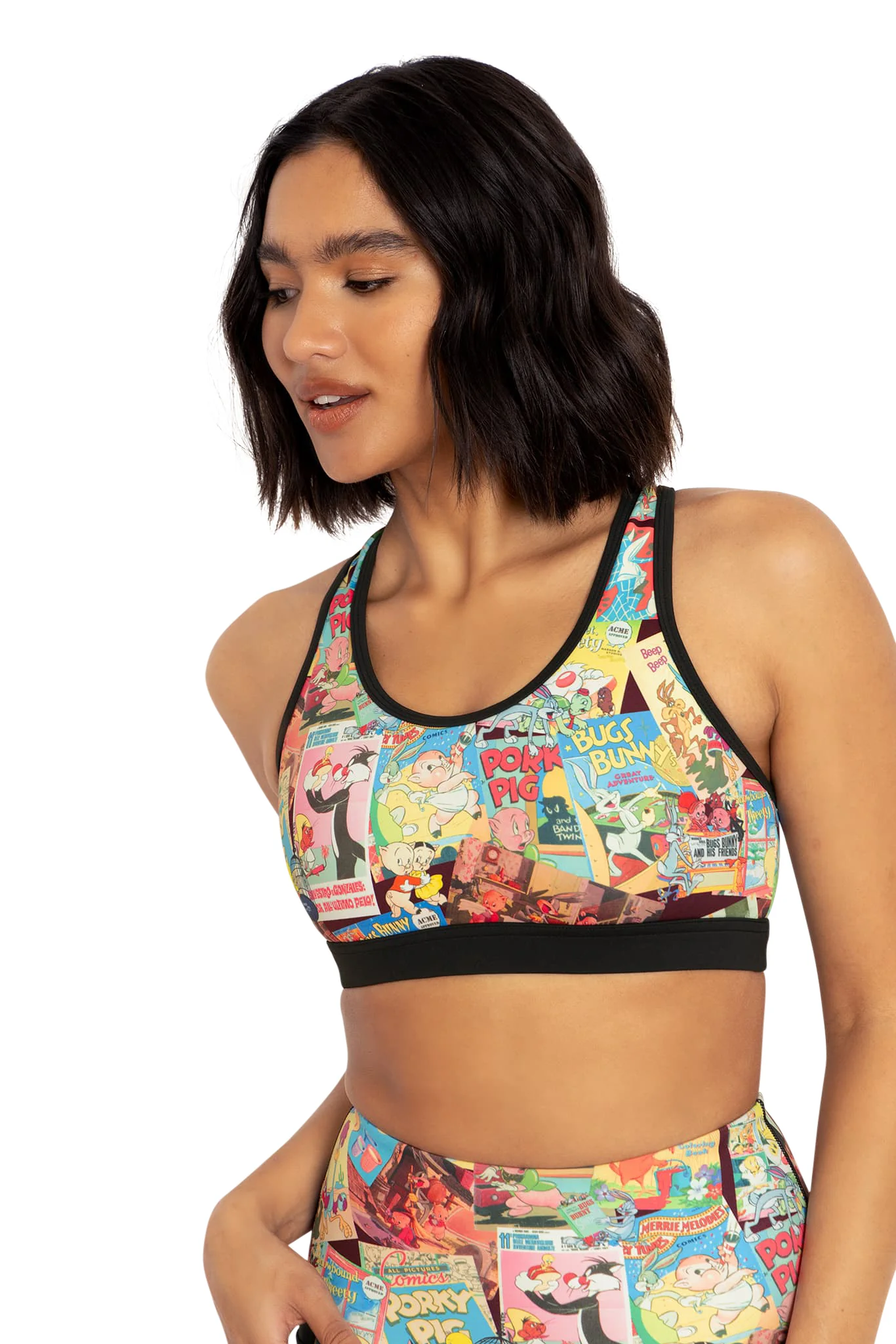 Vintage Looney Tunes Cross Back Crop - Image 5