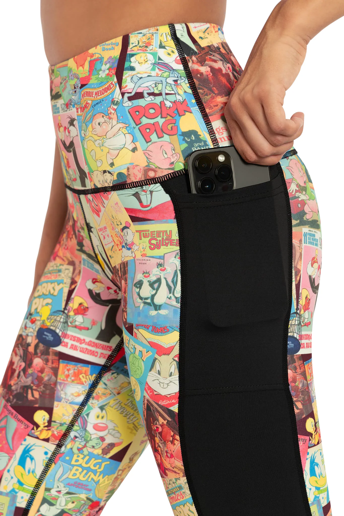 Vintage Looney Tunes High Waisted Ninja Pants - Image 3