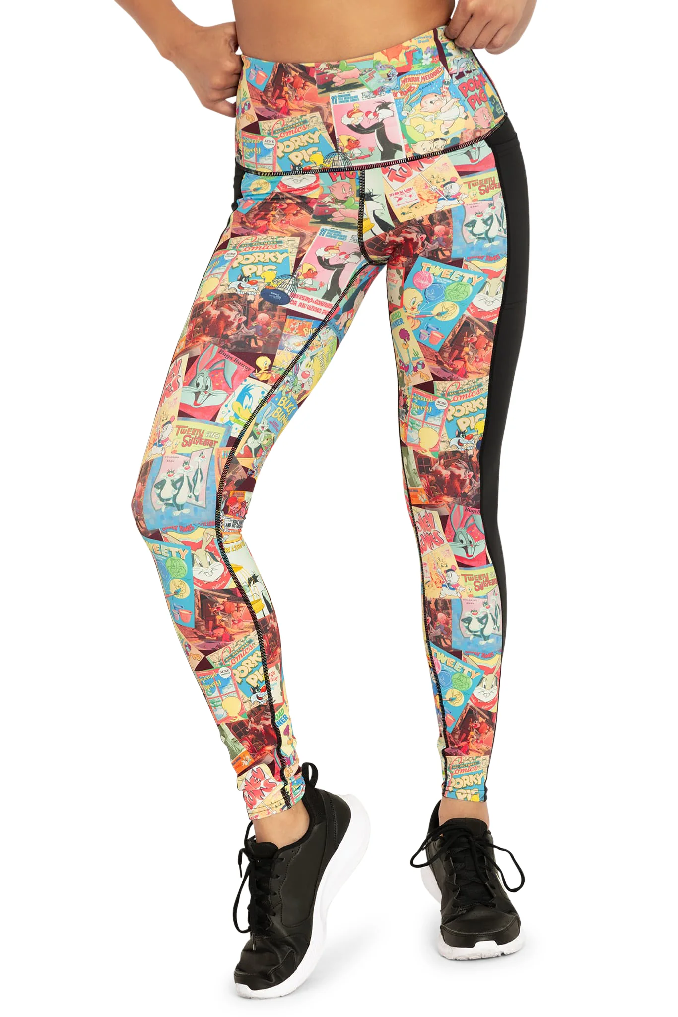 Vintage Looney Tunes High Waisted Ninja Pants - Image 6
