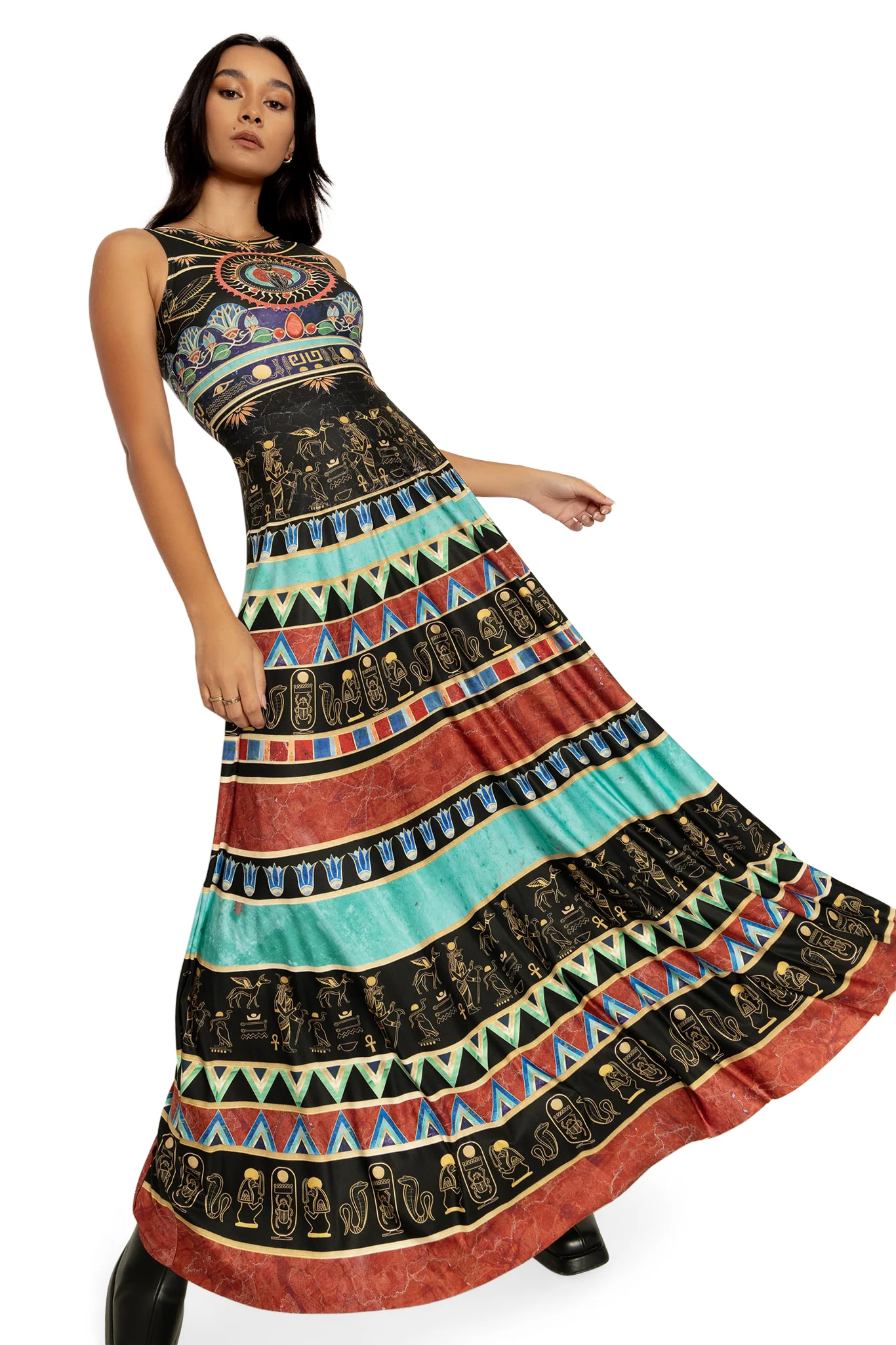 Walk Like An Egyptian Princess Maxi Dress - Image 6