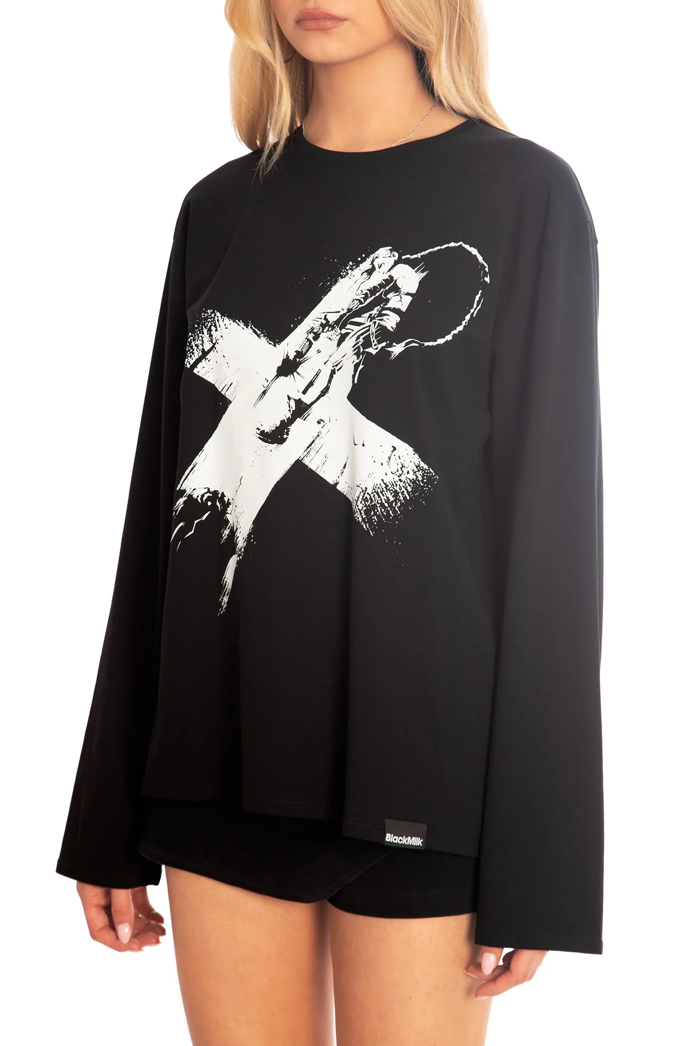 Warwick Long Sleeve Oversized Boyfriend Tee - Image 3