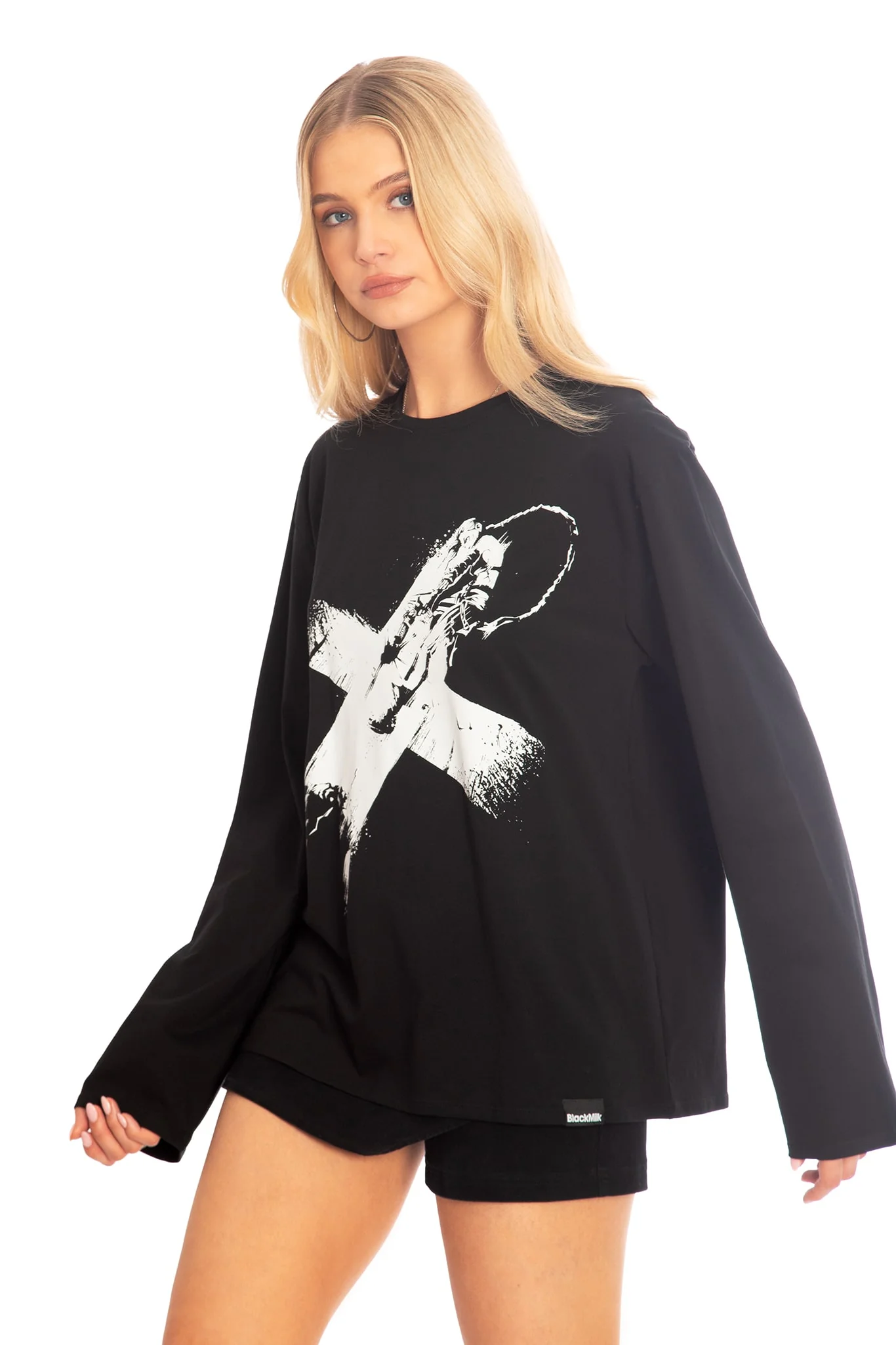 Warwick Long Sleeve Oversized Boyfriend Tee - Image 5