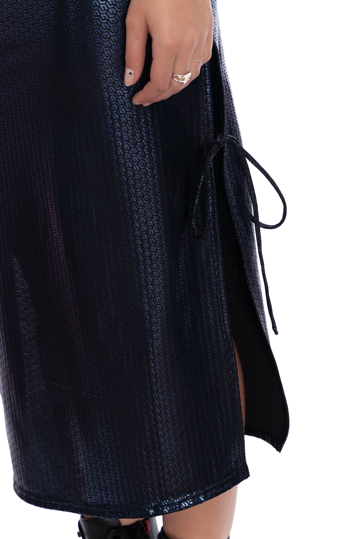 Water Warrior Side Split Midaxi Tube Skirt - Image 5