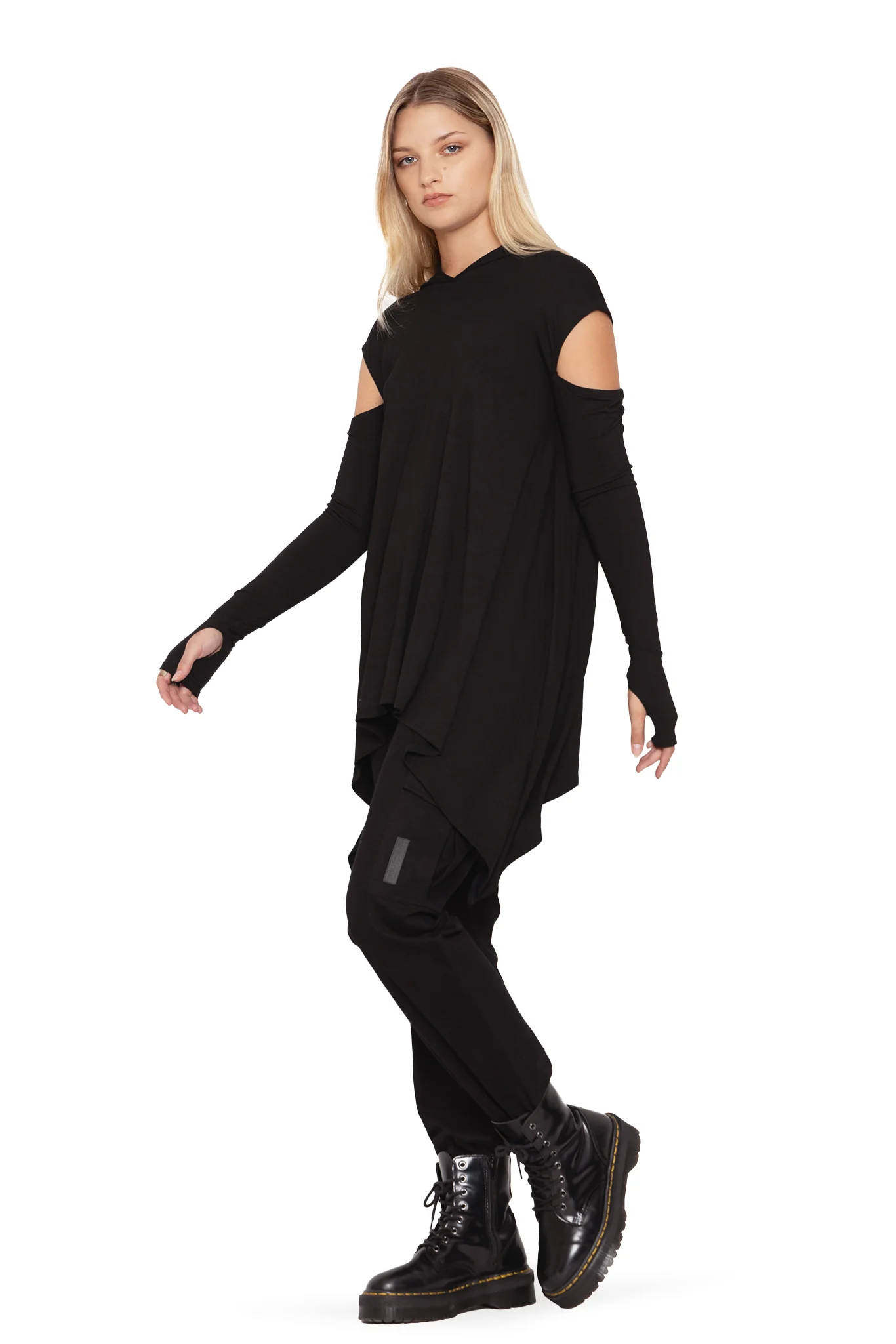 Wild Warrior Hooded Handkerchief Top - Image 4