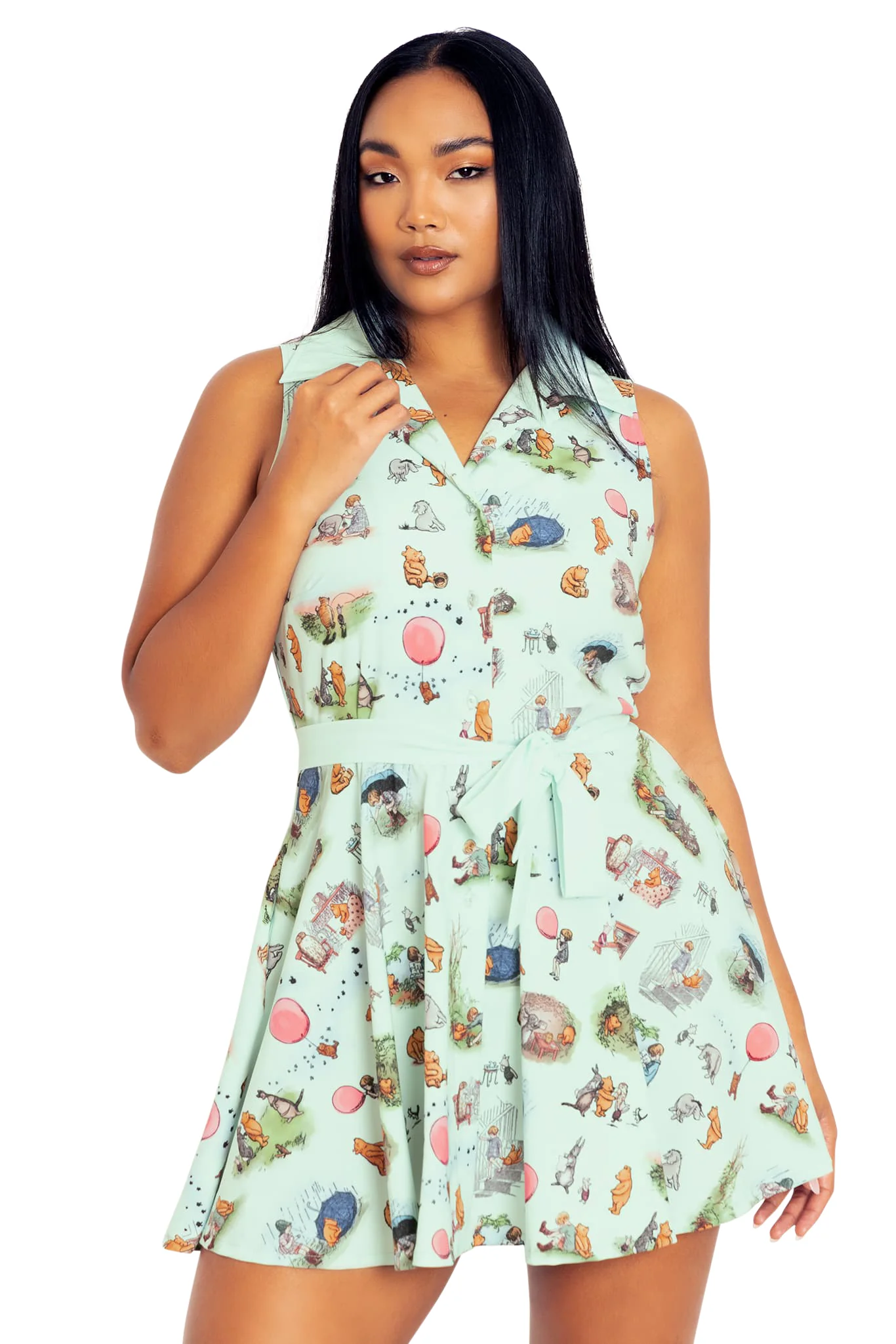 Winnie-The-Pooh Business Time Skater Dress