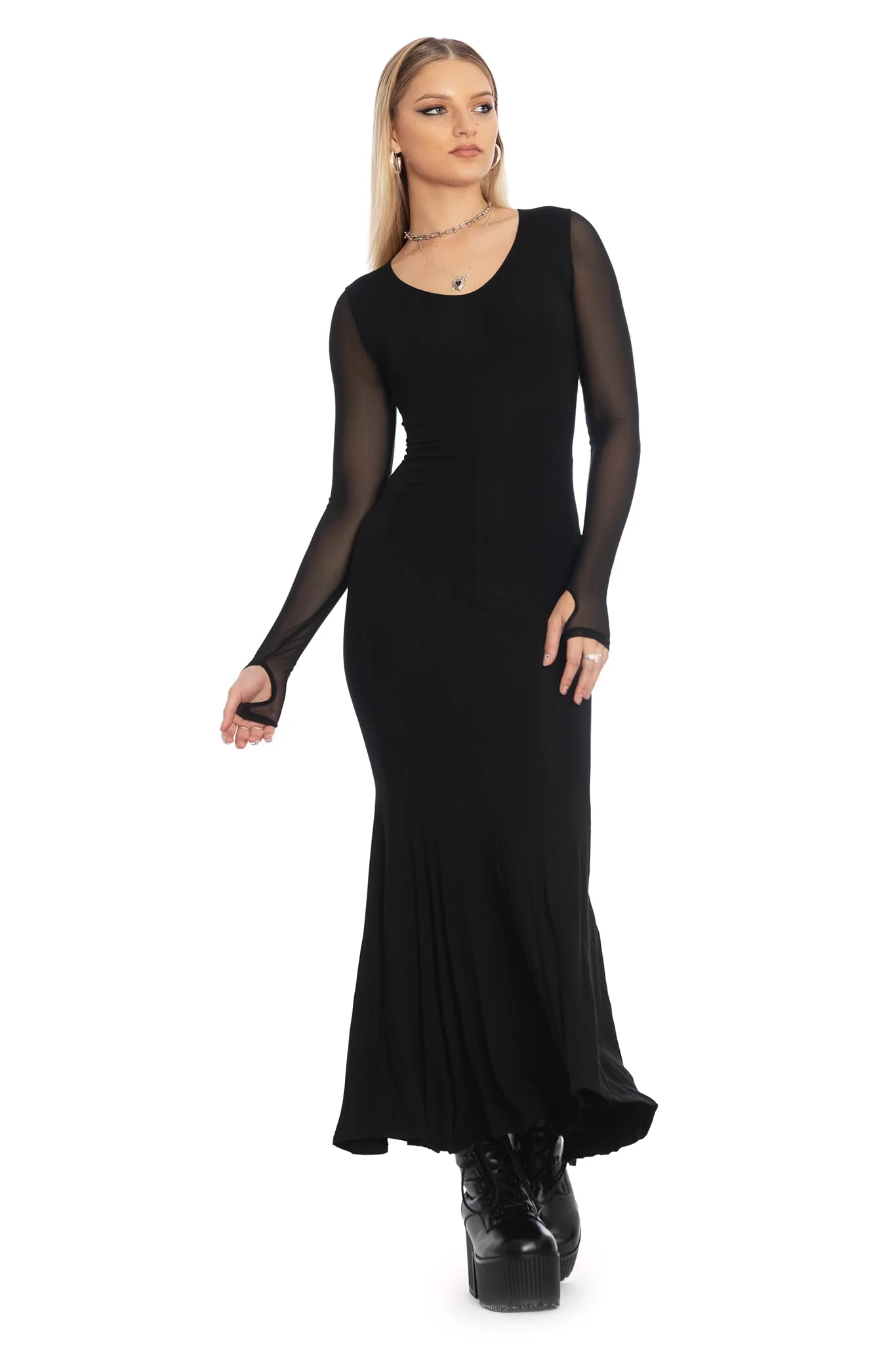 Wraith Long Sleeve Maxi Dress - Image 6