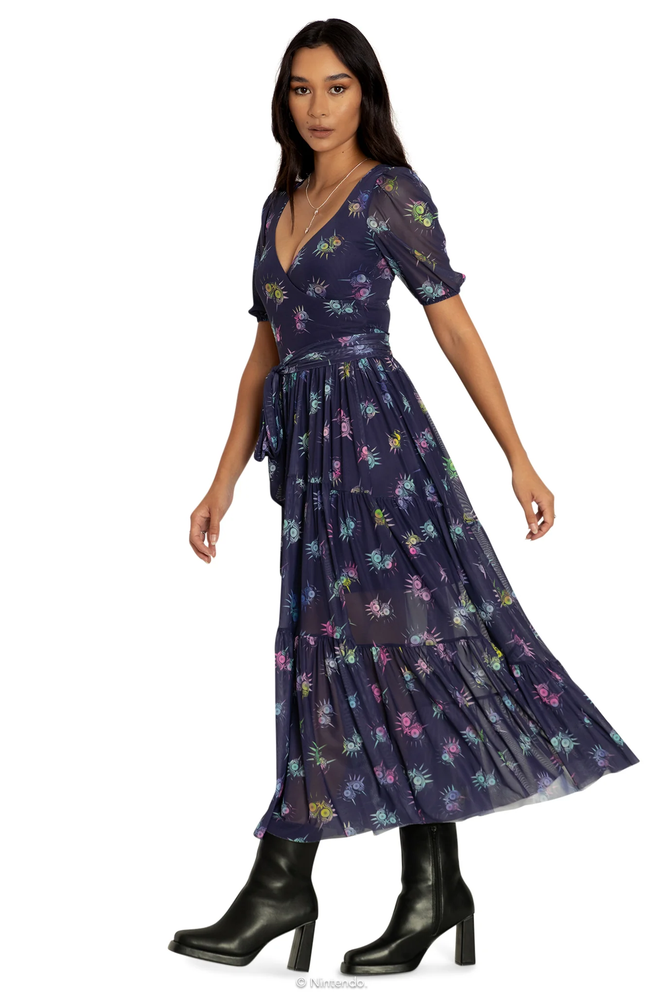 Majora's Mask Wrap Midaxi Dress - Image 5