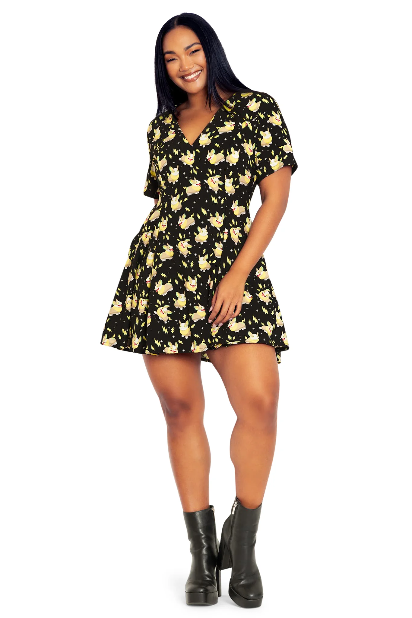 Yamper V Dress
