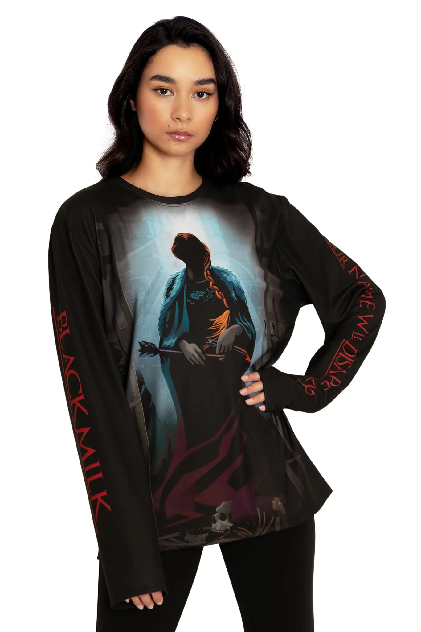 Your Name Will Disappear Long Sleeve Oversized BFT